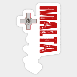 Made in Malta, malta flag Sticker
